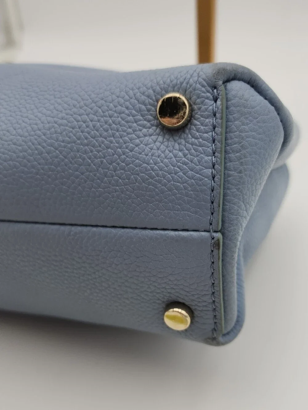 kate spade Powder Blue Pearl-Embellished Leather Satchel